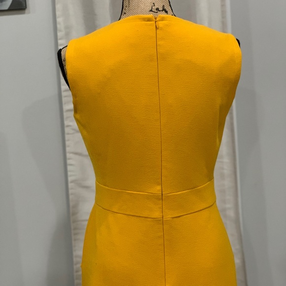 Worthington gold yellow dress size 6 - Picture 4 of 8